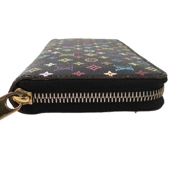 Louis Vuitton Monogram Zippy Long Wallet Multicolor Black - Picture 3 of 8